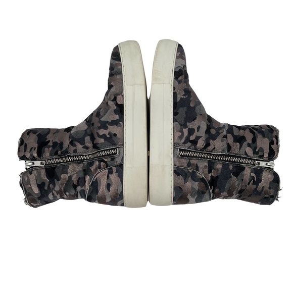 J/Slides Gray Allie Camo Sherpa Lined Ankle Boots Size 8 1/2 Women’s - Picture 5 of 7